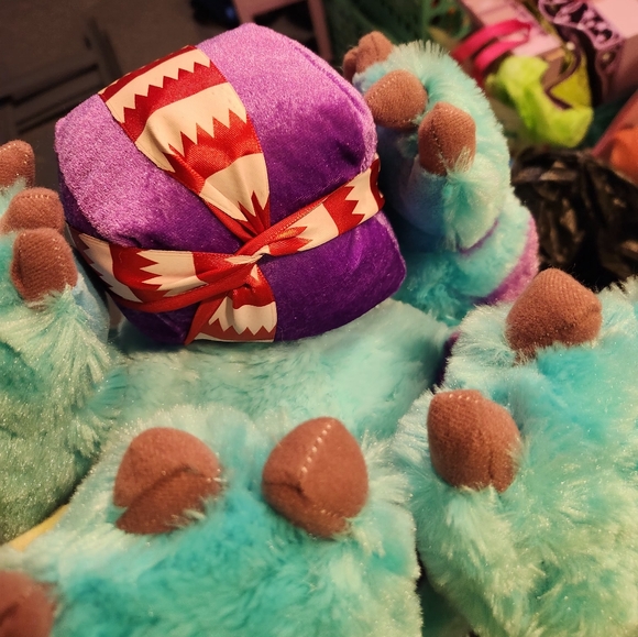 Sulley Monsters Inc Pixar Standing Plush Holiday Present Decor Plush - Picture 8 of 8